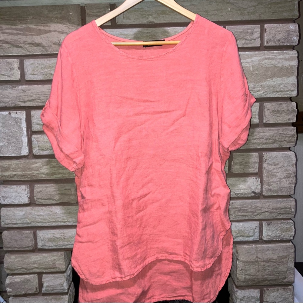 Coral Women's Linen Top